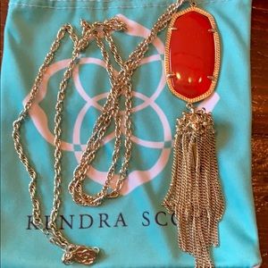 Authentic KS red Rayne necklace